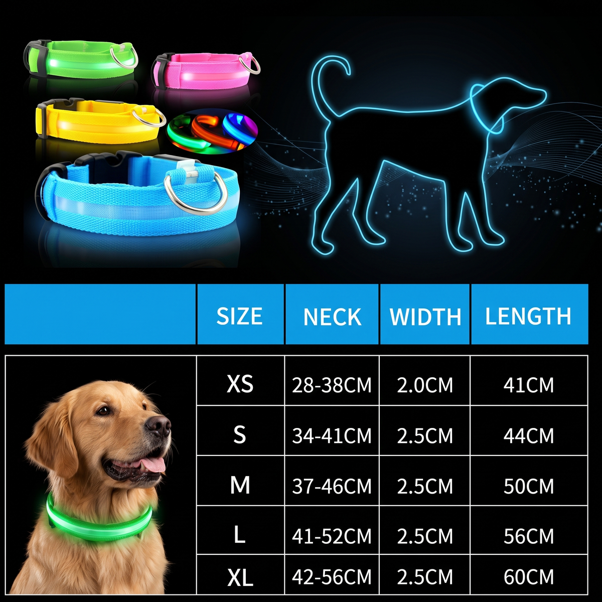 PupLux™ Ultra Glow Collar