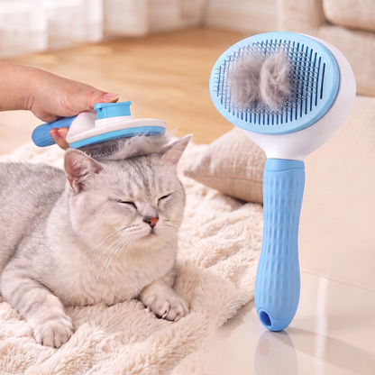 PupLux™ Pro-Groom Self-Cleaning Slicker